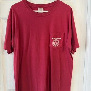 Comfort Colors Alabama Pocket Tee with White Logo